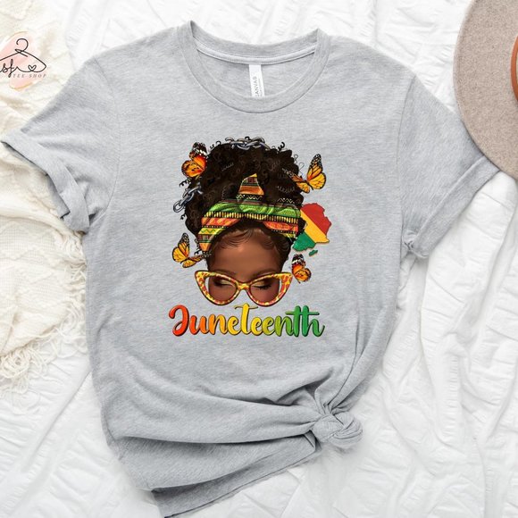 Juneteenth Shirt Black Queen Shirt Strong Women Shirt, Black Power Shirt - Picture 1 of 5